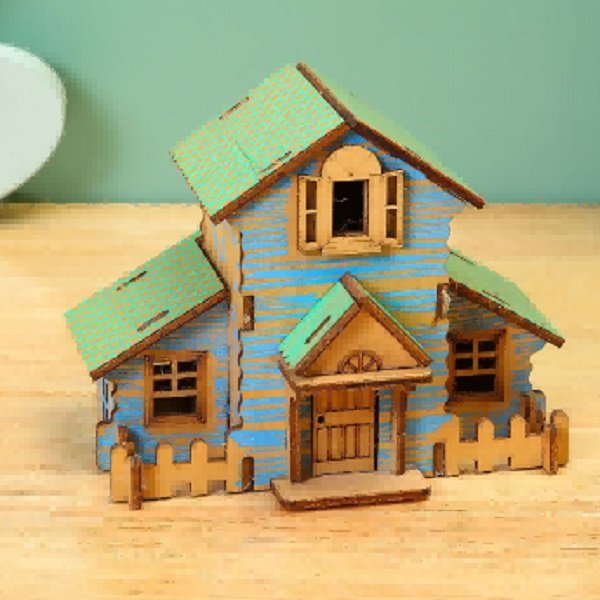 Wooden House Puzzle 1