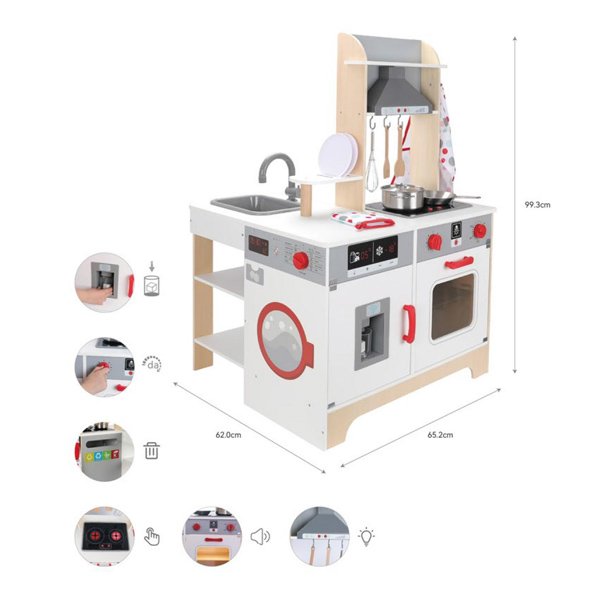 Wooden Kitchen Playhouse (4)