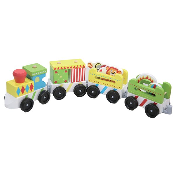 Wooden Pull Train toys (2)