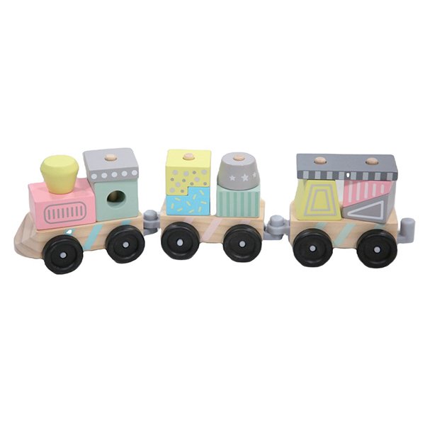 Wooden Pull Train toys (5)