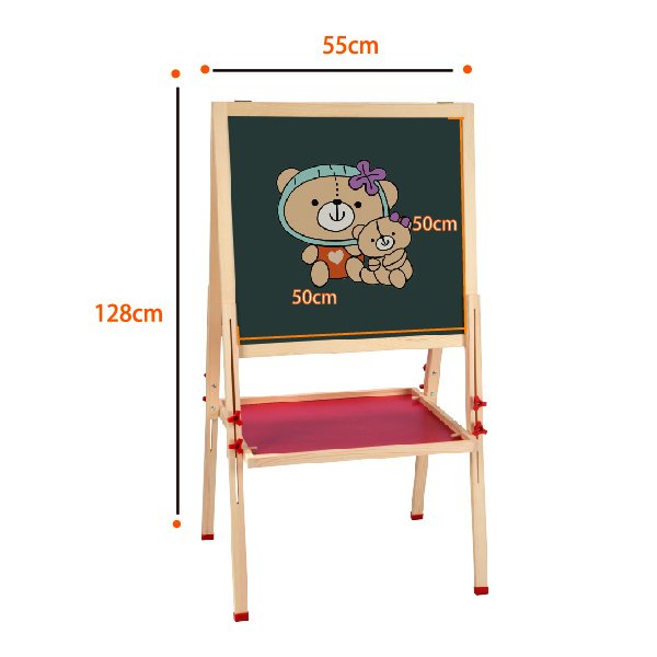 Wooden standing drawing blackboard (2)