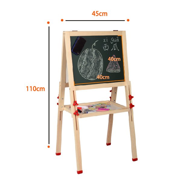 Wooden standing drawing blackboard (3)