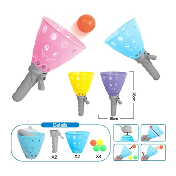 Assembled Ball Catching Toys Set For Outdoor Playing