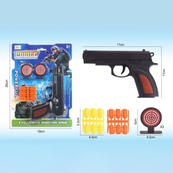 Professional Police Shooting Gun Set Toys For Children