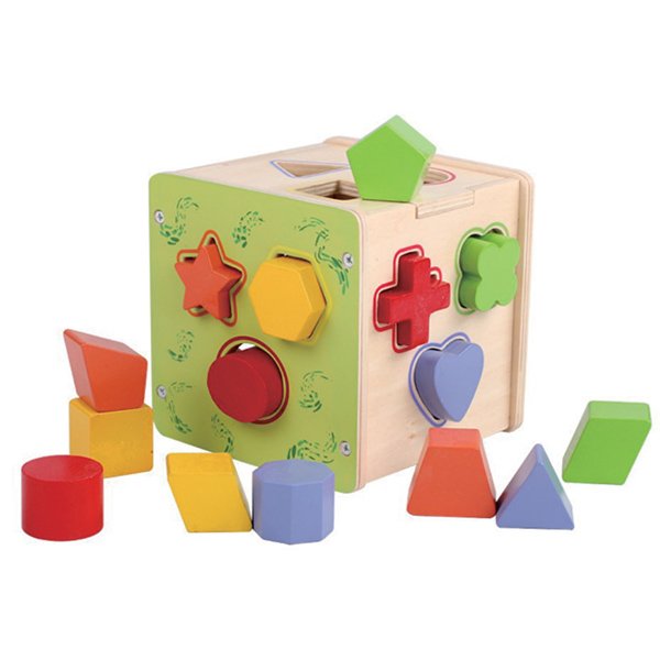 1 Set Educational Wooden Shape Sorter Toys