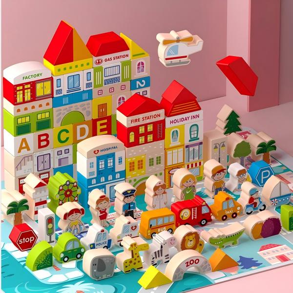 Wooden Building Block Toys (1)