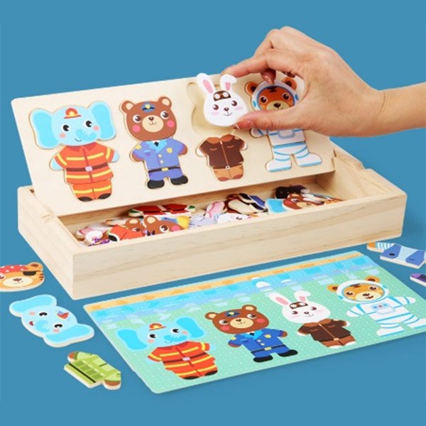 Wooden Cloth Changing Toys (1)