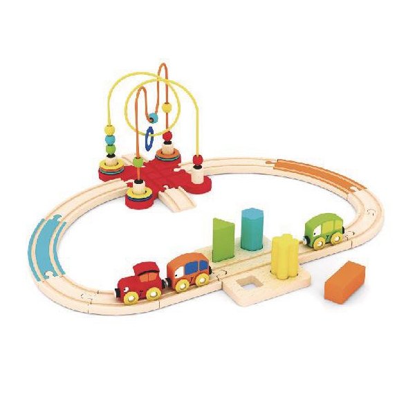 Wooden railway car toys (1)