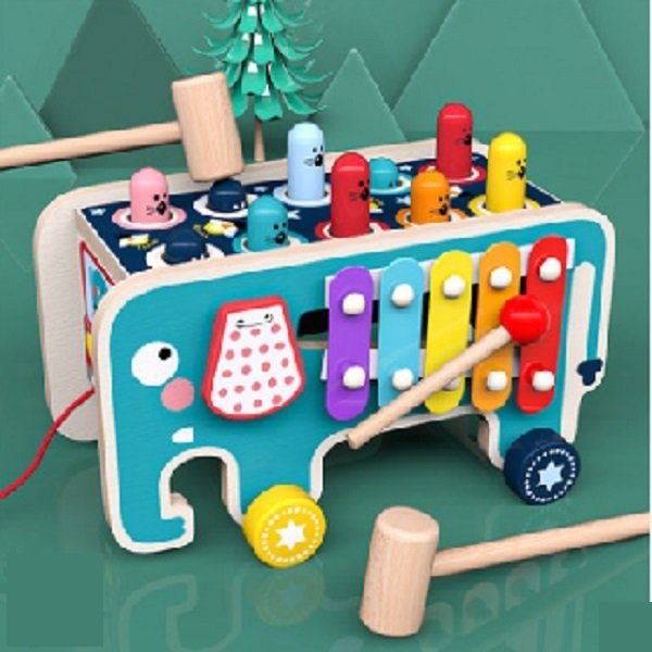 Wooden Whack a mole Toys 1