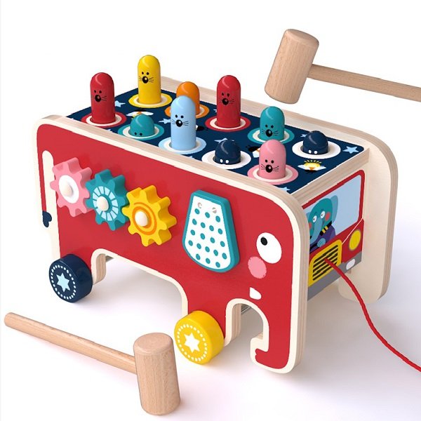 Wooden Whack a mole Toys