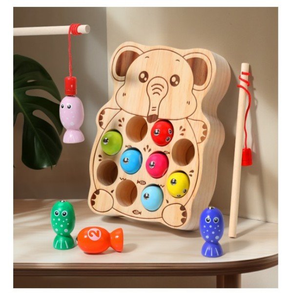 Wooden fishing toy (2)