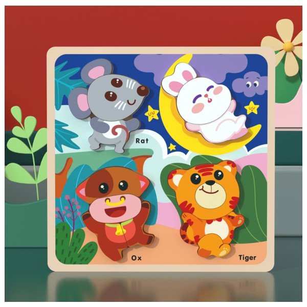 Wooden puzzle toys (2)