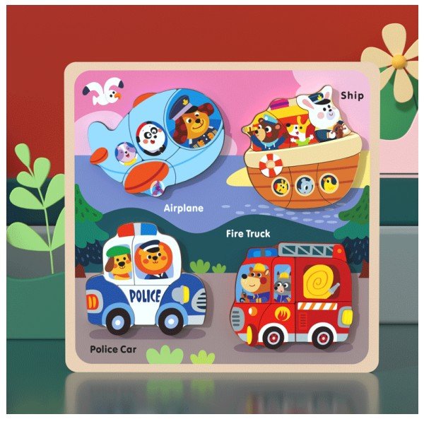 Wooden puzzle toys (5)