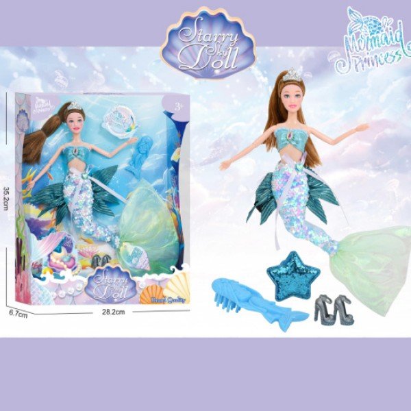 Crown Mermaid Doll (1)