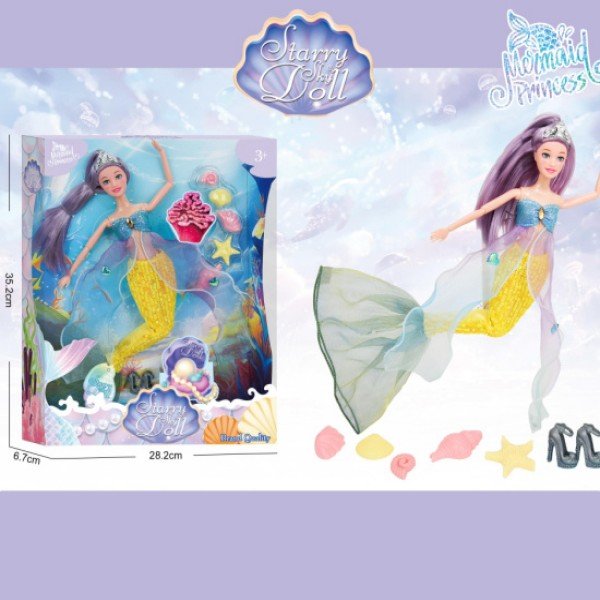 Crown Mermaid Doll (2)