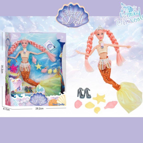Crown Mermaid Doll (3)