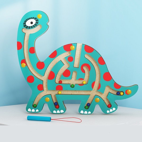 Wooden Dinosaur Bead Maze (2)