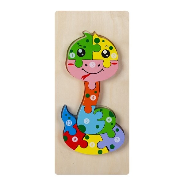 Wooden Number Puzzle Toys 1