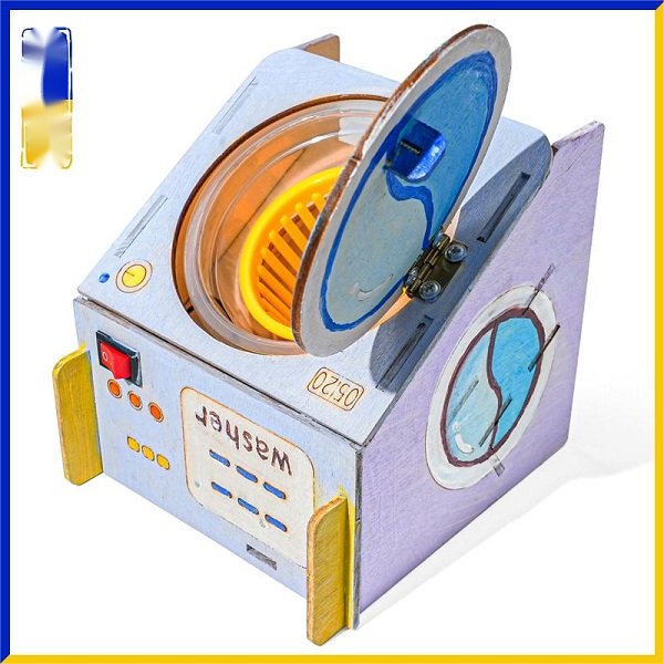 Wooden laundry machine 2