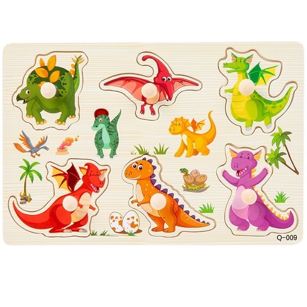 Wooden Animal Grappling board toys (2)