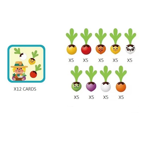 Wooden Farm Pulling Radish Game (2)