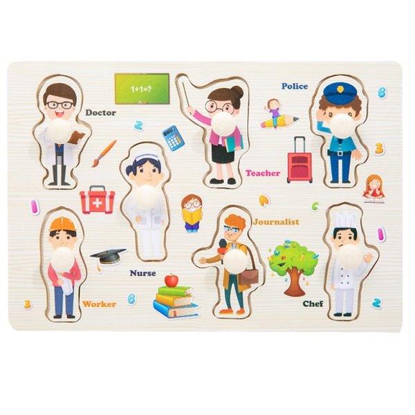 Wooden Grappling board toy (1)