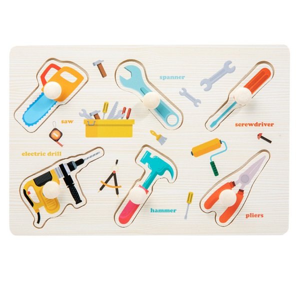 Wooden Grappling board toy (2)