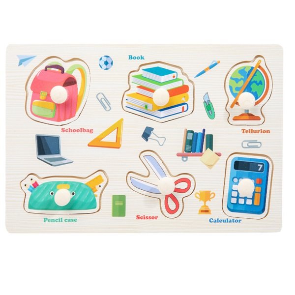 Wooden Grappling board toy (3)