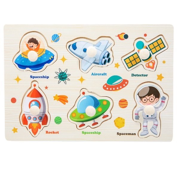 Wooden Grappling board toy (4)