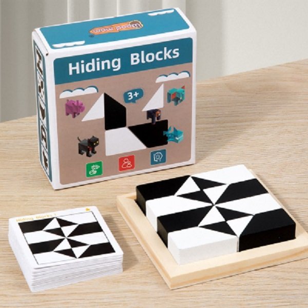 Wooden Hiding Blocks