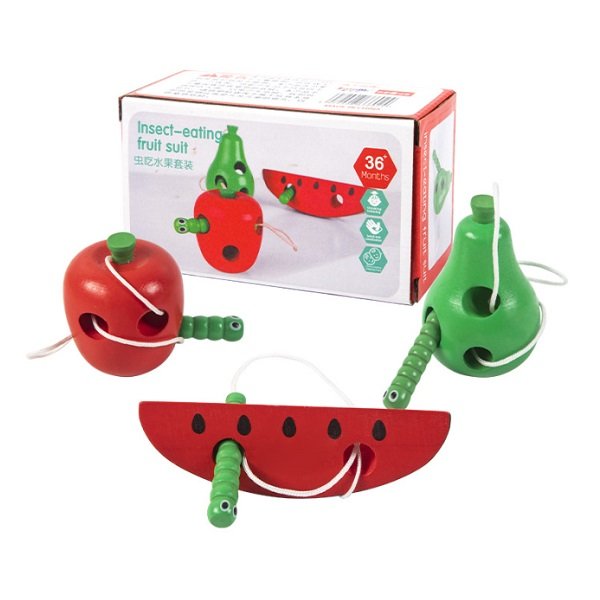 Wooden insect fruit eating suit (1)