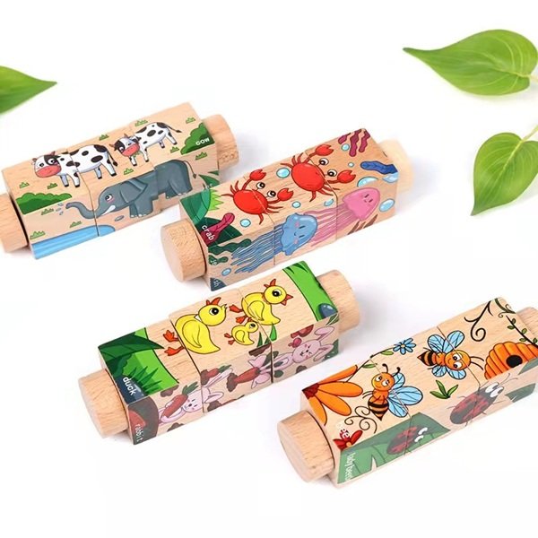 Wooden Rotating Puzzle Toys 1